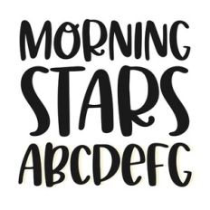 BFC Morning Stars Girly Brush Font