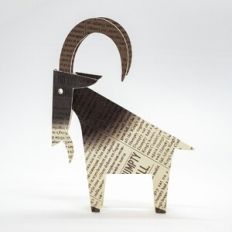 mountain goat print then cut