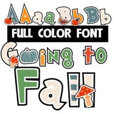 Going To Fall Color Font