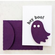 hey boo card and envelope