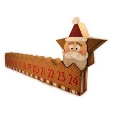 Santa Star 3D Christmas Count Down