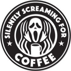 Silently Screaming for Coffee Logo