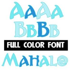 Mahalo Color Font