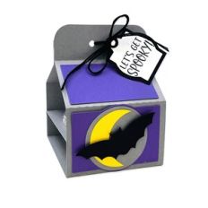 Halloween Bat Candy Tote and Tag