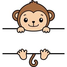 Monkey Name Frame