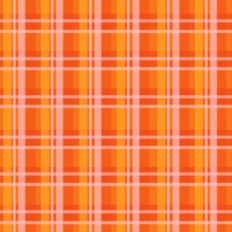 Fall Orange and Pink Plaid Pattern