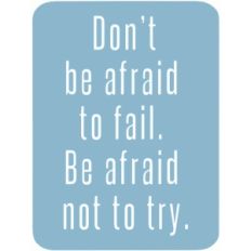 don't be afraid 3x4 life card