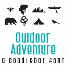 Outdoor Adventure Doodlebat Font