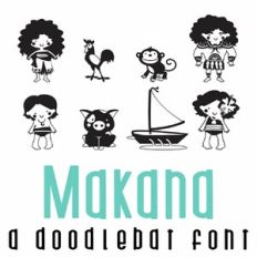 Makana Doodlebat Font