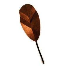 Leaf Oval 3D Fold Sculpt