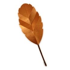 Leaf Oval Serrated Edge 3D Fold Sculpt