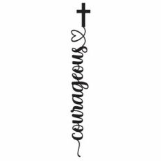 Courageous Cross Heart Word