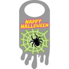 spider halloween door hanger