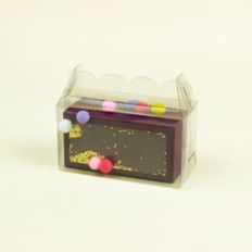 Scalloped acetate box