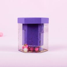 Mini hexagonal acetate box