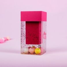 Rectangular acetate box