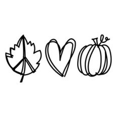 Peace - Love - Fall
