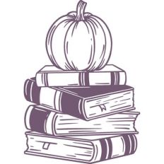 books with pumpkin