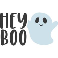 Hey Boo Cute Ghost