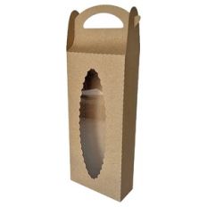 Long Gable Box with Scallop Oval Window