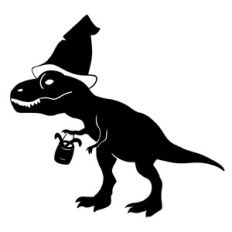 T-rex Dinosaur Halloween Sorcerer