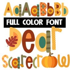 Dear Scarecrow Color Font