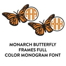 monarch monograms full color font