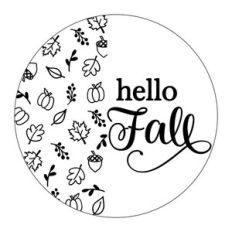 Hello Fall Round