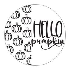 Hello Pumpkin Round