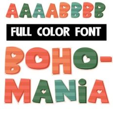 Boho-mania Color Font