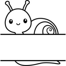 Split Snail Frame