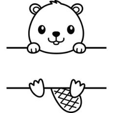 Split Beaver Frame