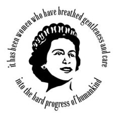 Her Majesty Queen Elizabeth With Quote About Empowering Women
