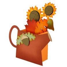 Autumn Watering Can - Card in a Box