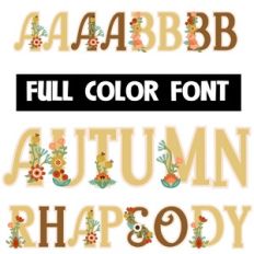 Autumn Rhapsody Color Font