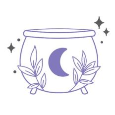 Halloween Leaf Witch Cauldron