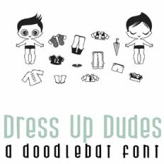 Dress Up Dudes Doodlebat Font