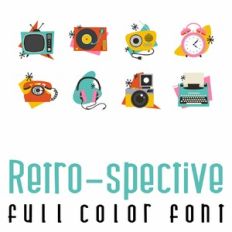 Retro-Spective Full Color Font