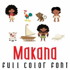 Makana Full Color Font