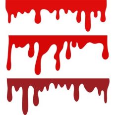 blood drop borders