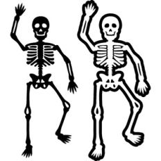halloween skeleton dancing