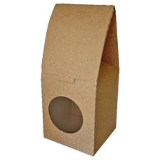 Stand Up Tuck In Box with Circle Window