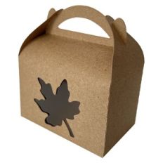 Round Handled Gable Box with Leaf Window