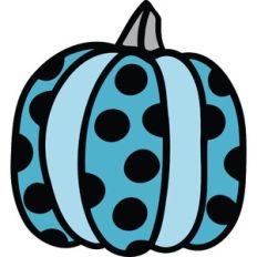 Fancy Blue Pumpkin