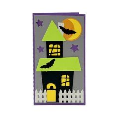 Haunted House Mini Slimline Card
