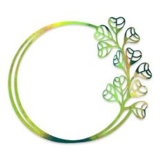 CAKE TOPPER WREATH 06