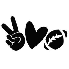 PEACE LOVE FOOTBALL
