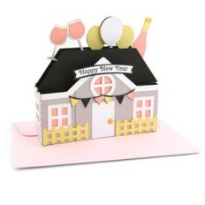5x7 Box Card House Happy New Years