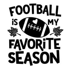 Football is my Favorite Season svg