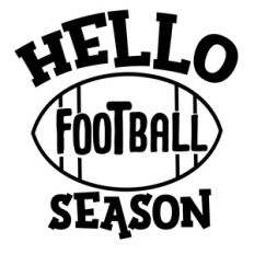 Hello Football Season svg
